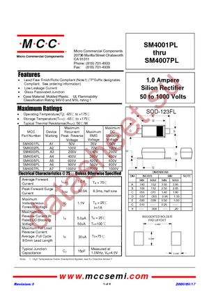 SM4007PL-TP datasheet  